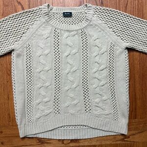 Bardot beige knit sweater size M